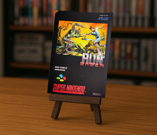 Notice Run Saber - SNES - Français -