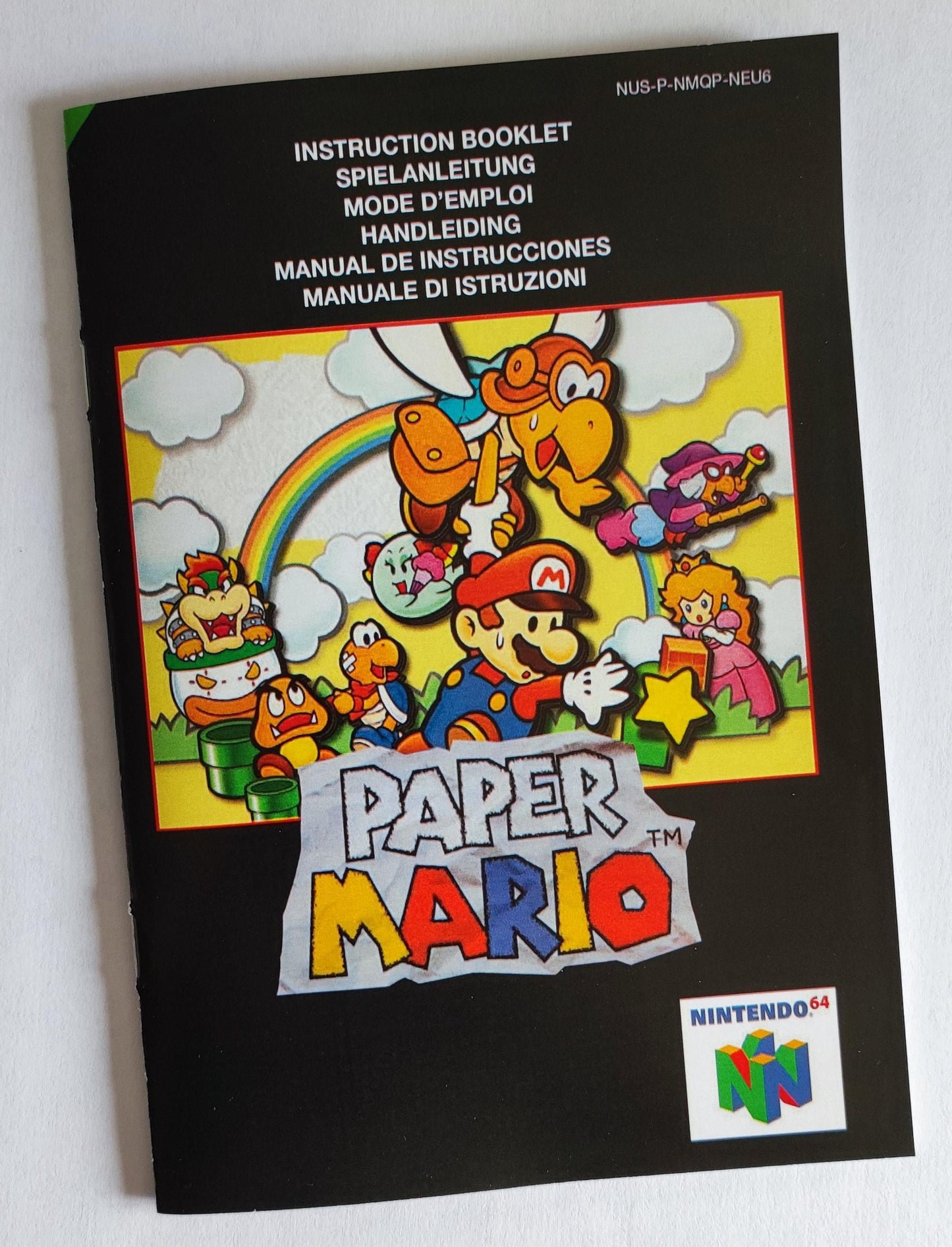 Notice Paper Mario - N64 - Français -