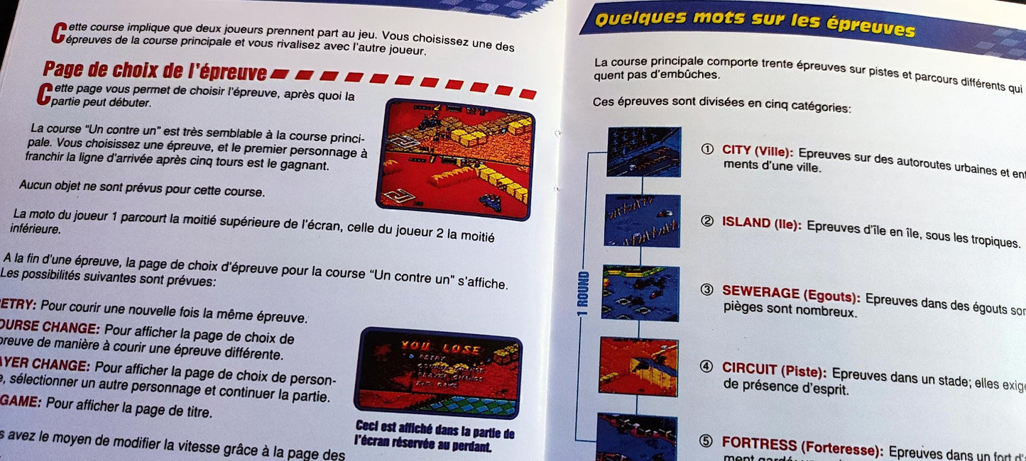 Notice Biker Mice from Mars - SNES - Français -