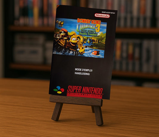 Notice Donkey Kong Country 3: Dixie Kong's Double Trouble! SNES - Français -
