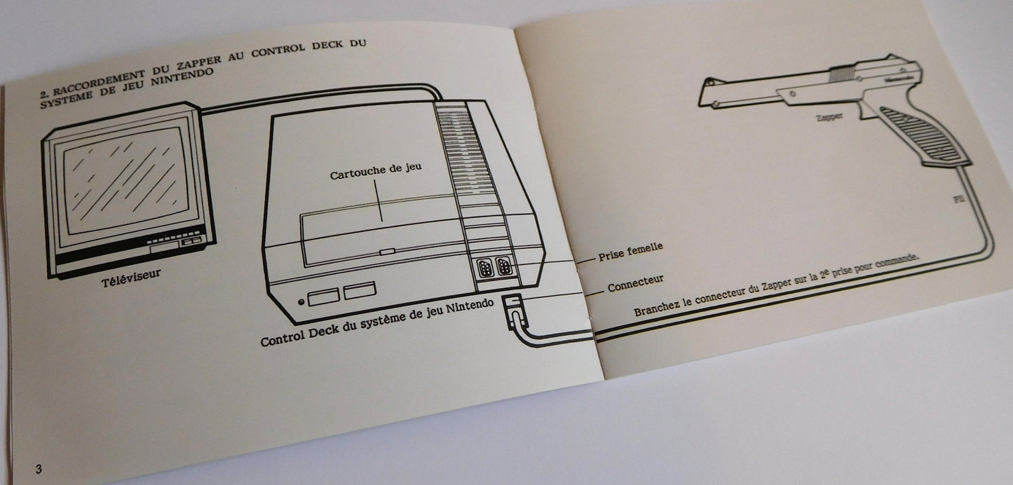 Notice Duck Hunt NES - Français -