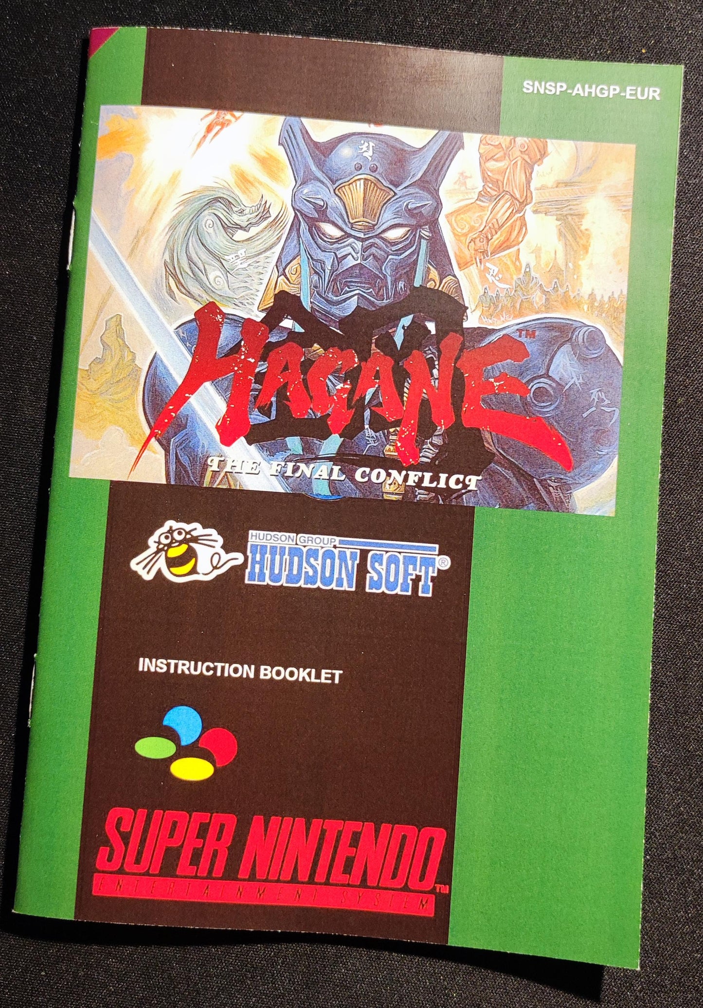 Notice Hagane- EUR - SNES - Anglais -