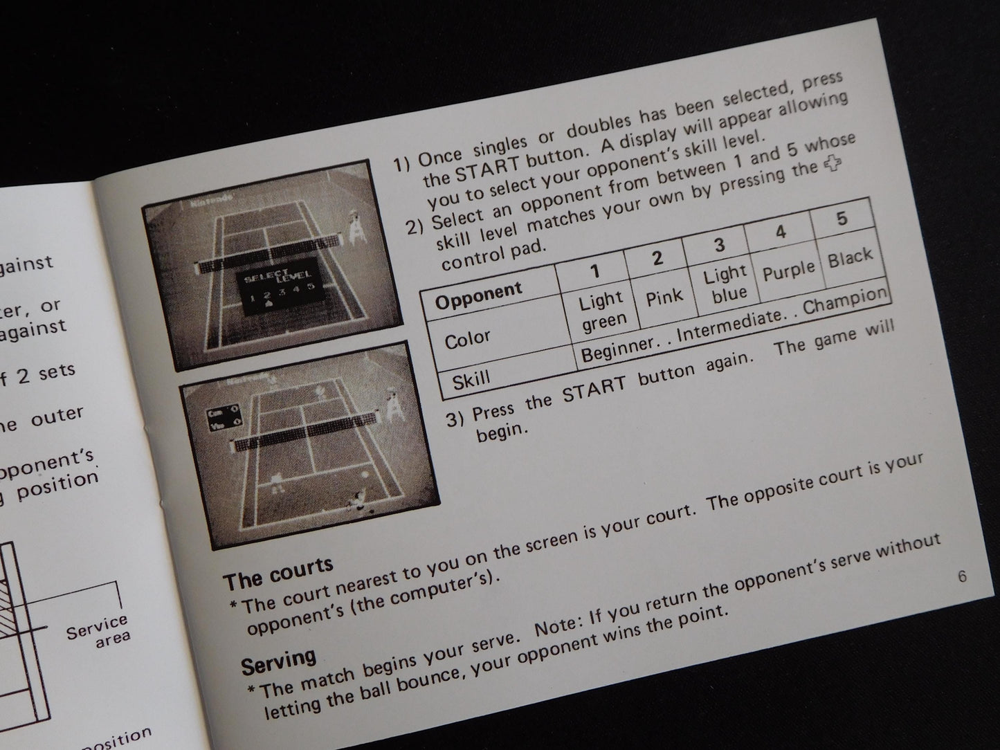 Notice Tennis - ASD - NES - Français/Anglais -