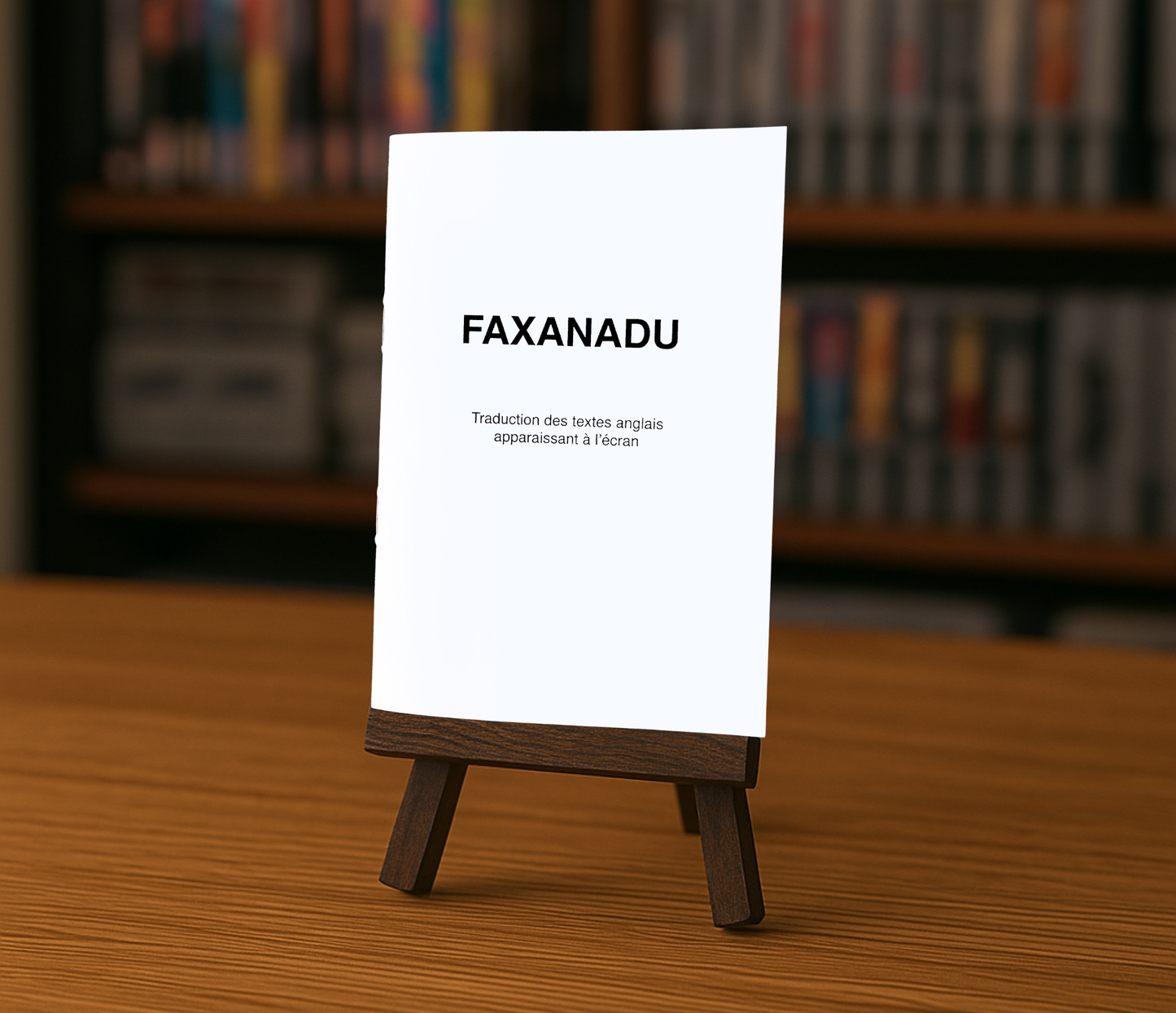 Livret de Traduction Faxanadu - NES - FR/EN - RGUNIVERSE STORE