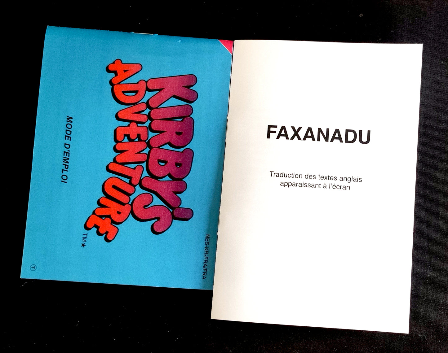 Livret de Traduction Faxanadu - NES - FR/EN - RGUNIVERSE STORE