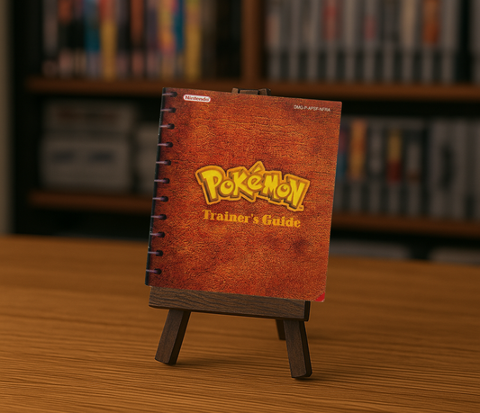 Notice de jeu Pokémon Jaune pour Game Boy en français, reproduction par RGUNIVERSE STORE, visible avec instructions et illustrations.