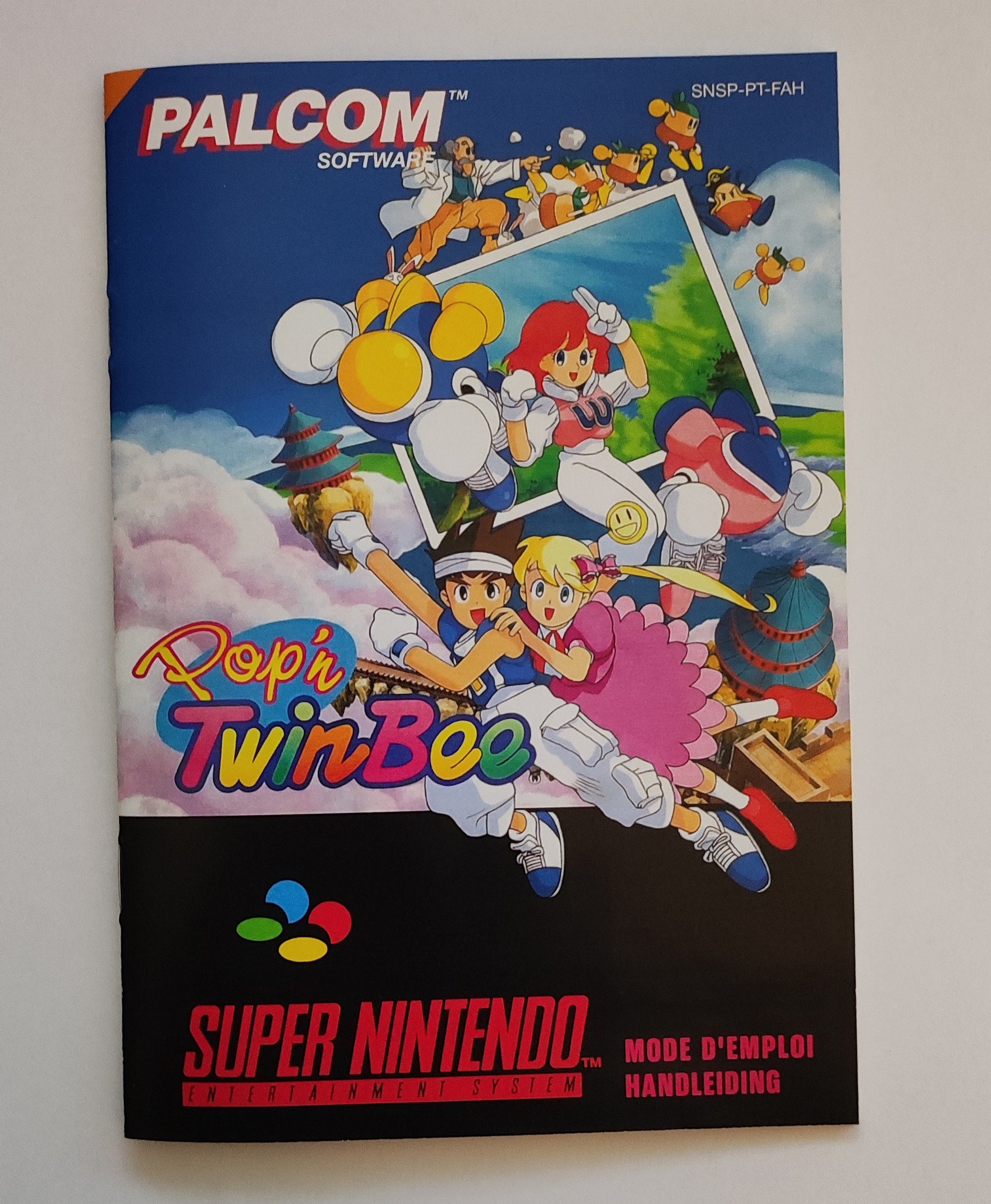 Notice Pop'n TwinBee SNES - Français - RGUNIVERSE STORE