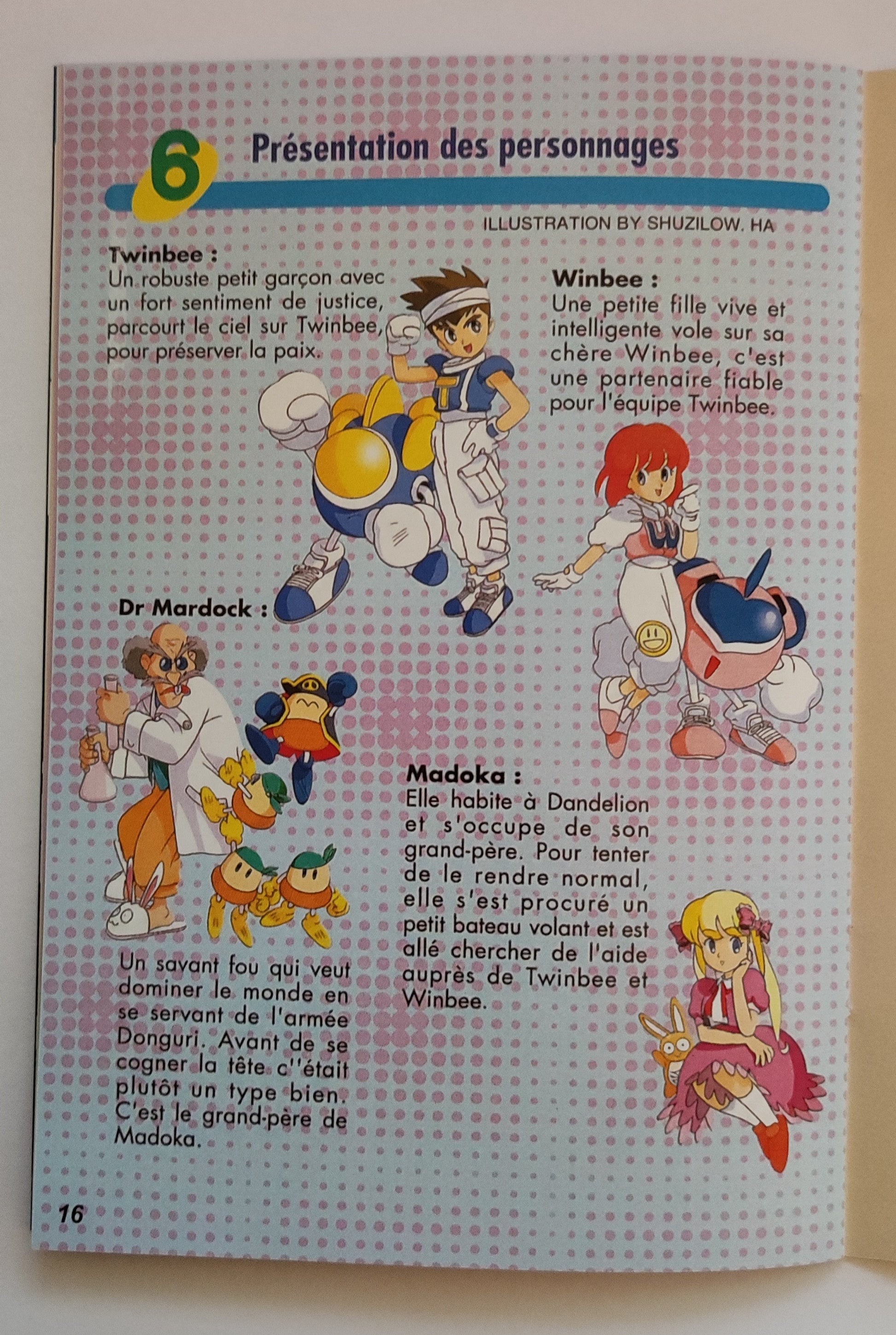 Notice Pop'n TwinBee SNES - Français - RGUNIVERSE STORE