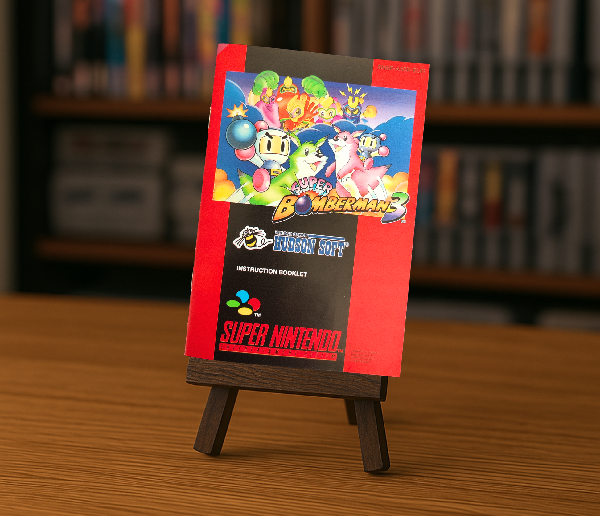 Notice en français pour Super Bomberman 3 sur SNES, document de jeu original ou reproduction, avec texte et illustrations visibles.