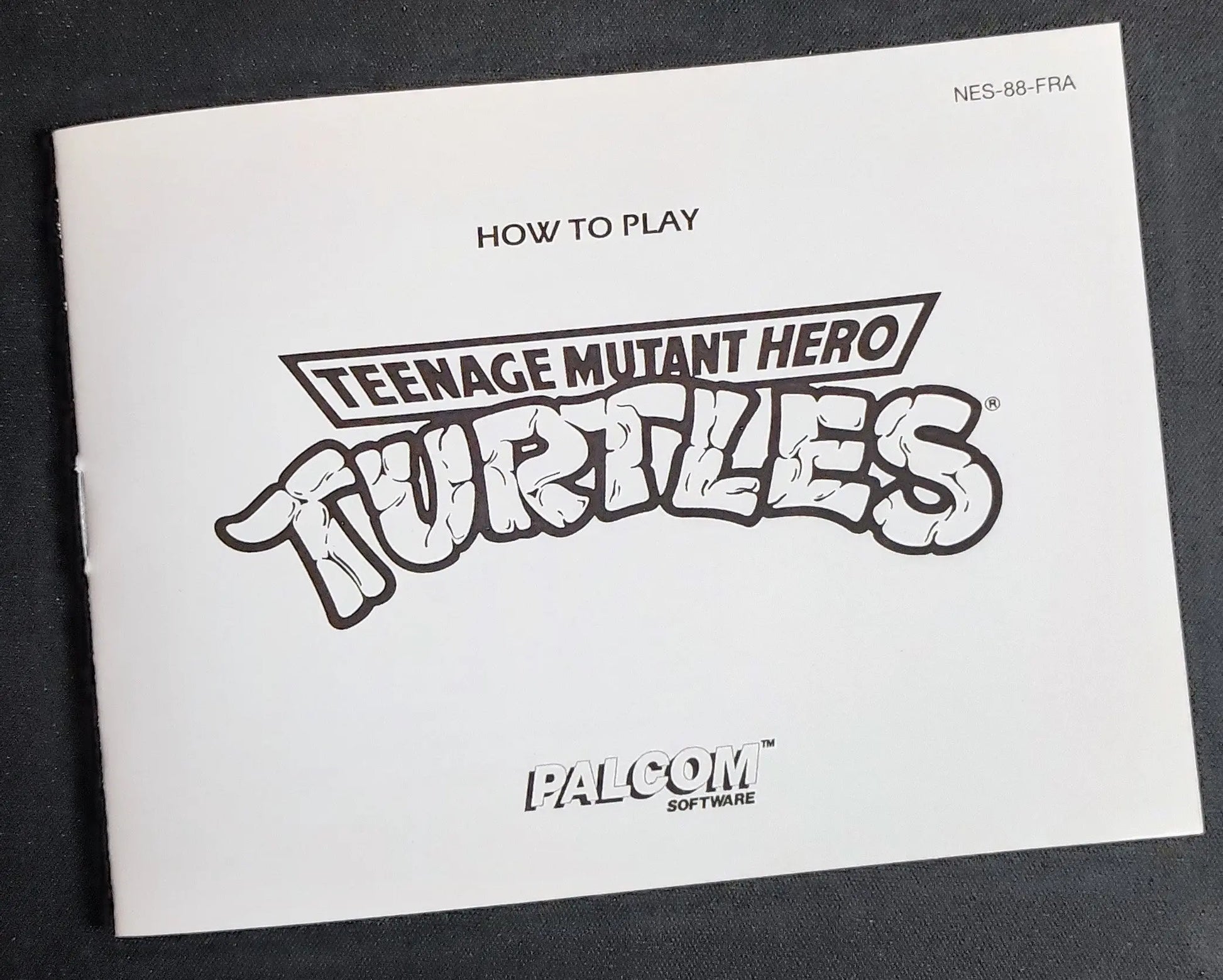 Notice Teenage Mutant Hero Turtles NES - Français - RGUNIVERSE STORE