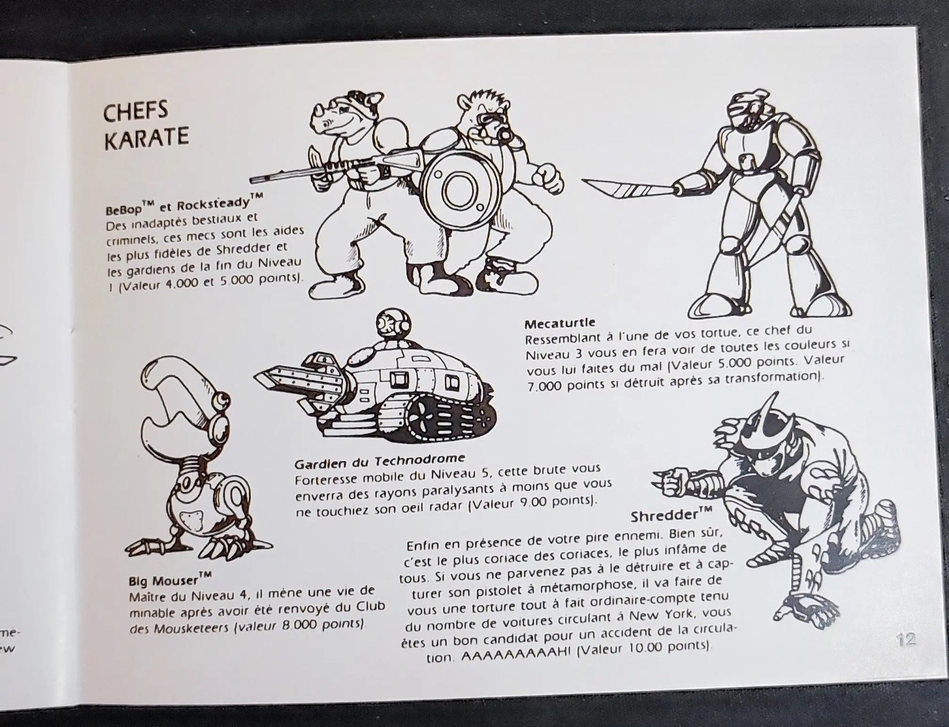 Notice Teenage Mutant Hero Turtles NES - Français - RGUNIVERSE STORE