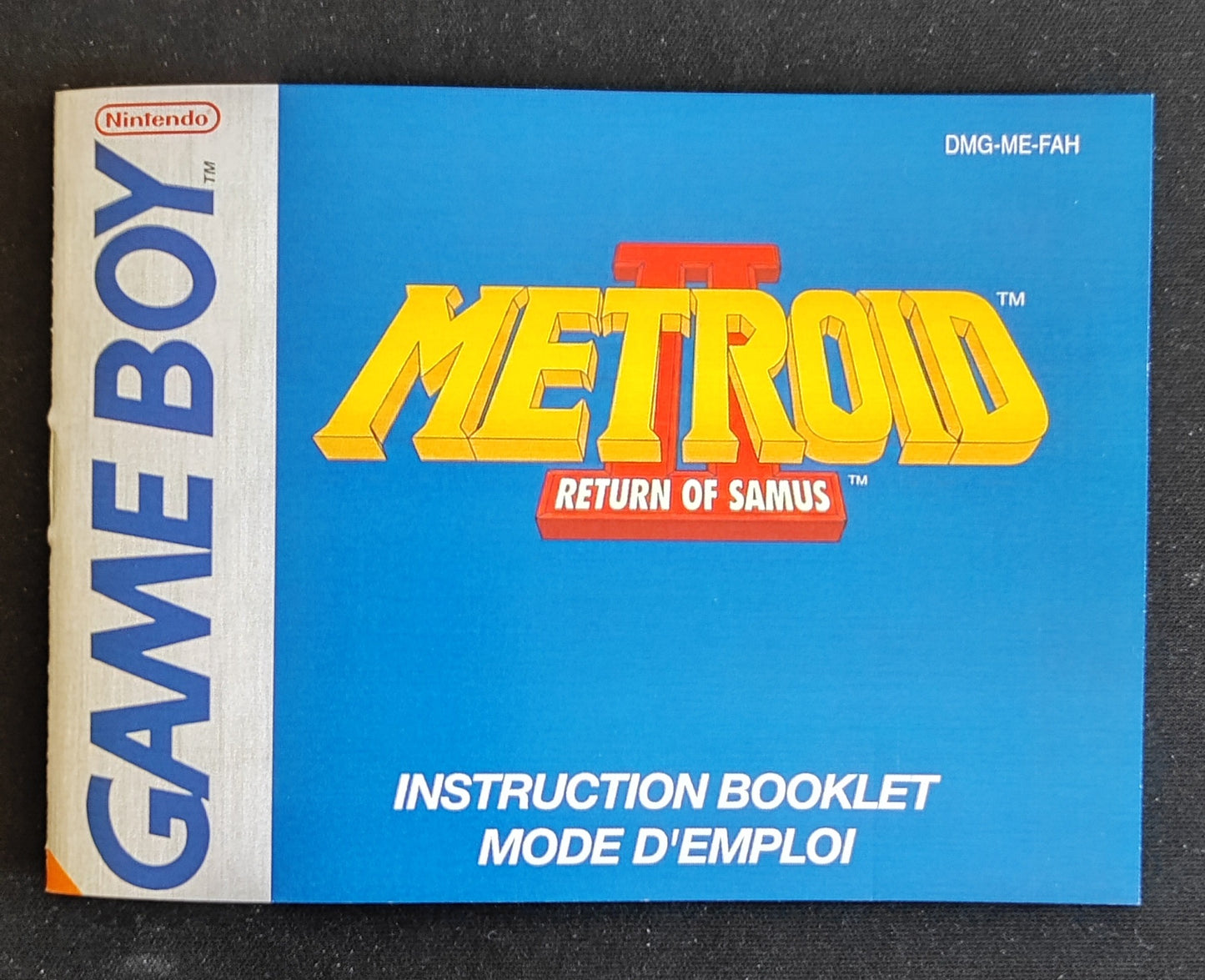 Notice Metroid II: Return of Samus Game Boy - Français