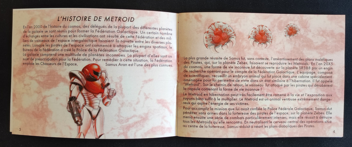Notice Metroid II: Return of Samus Game Boy - Français