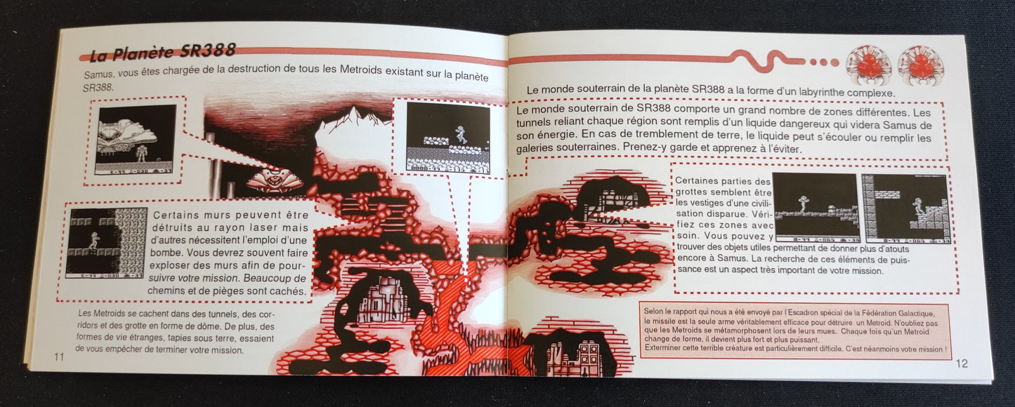 Notice Metroid II: Return of Samus Game Boy - Français