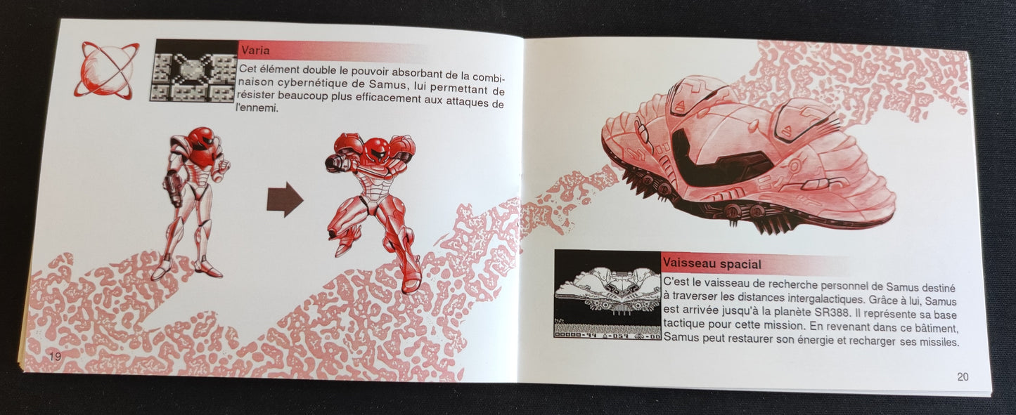 Notice Metroid II: Return of Samus Game Boy - Français