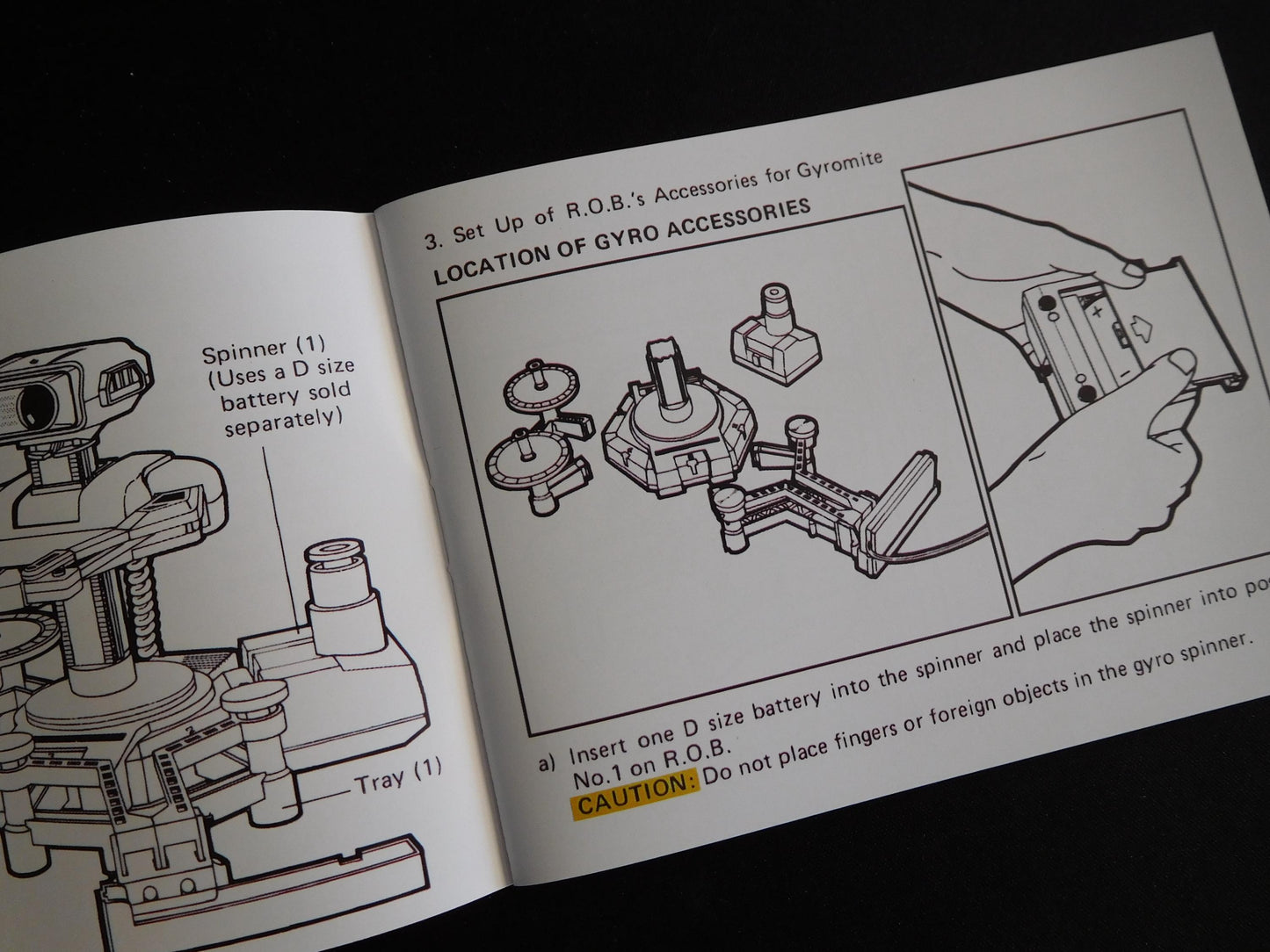 Notice Gyromite - ASD - NES - Français/Anglais -