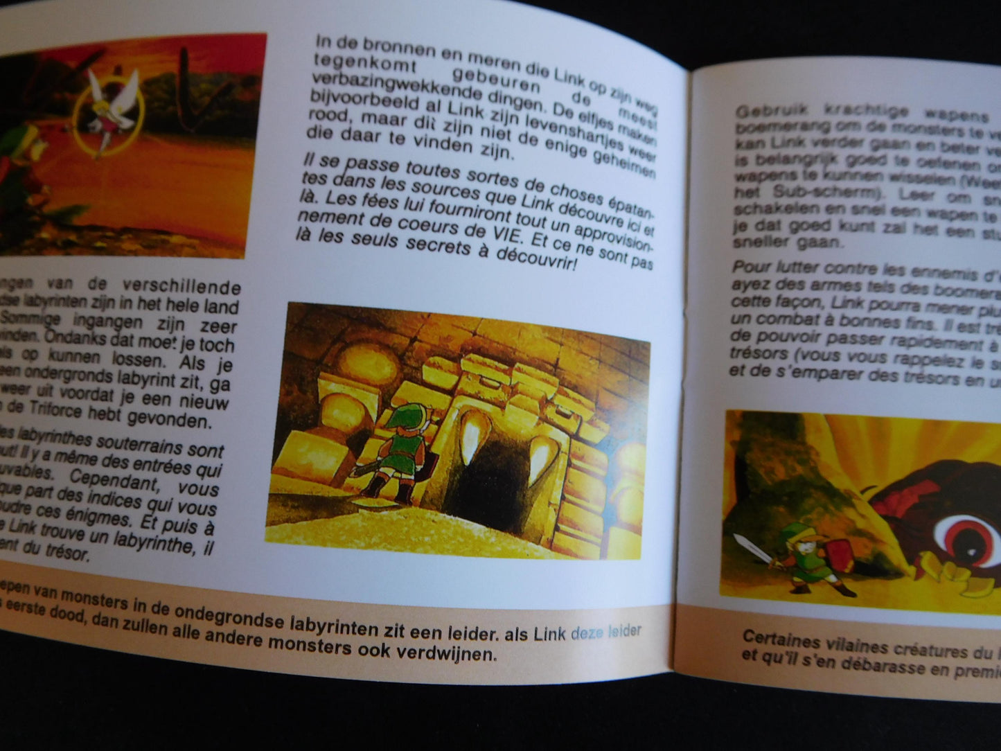 Notice The Legend of Zelda - NES - Français / Néerlandais -