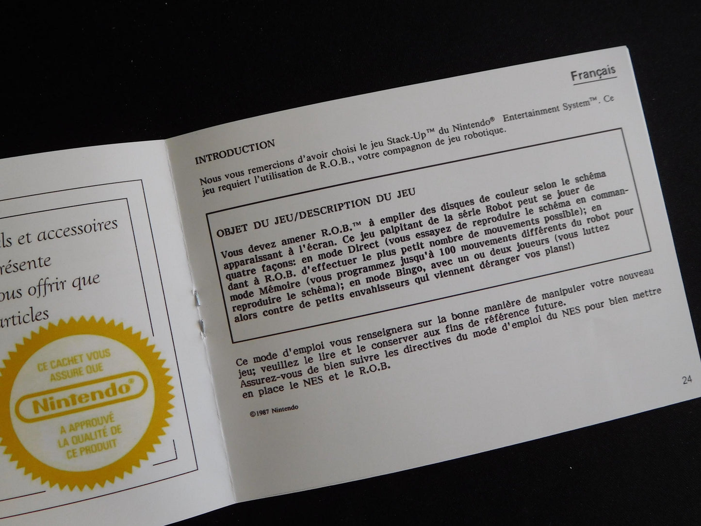 Notice Stack-Up - ASD - NES - Français/Anglais -