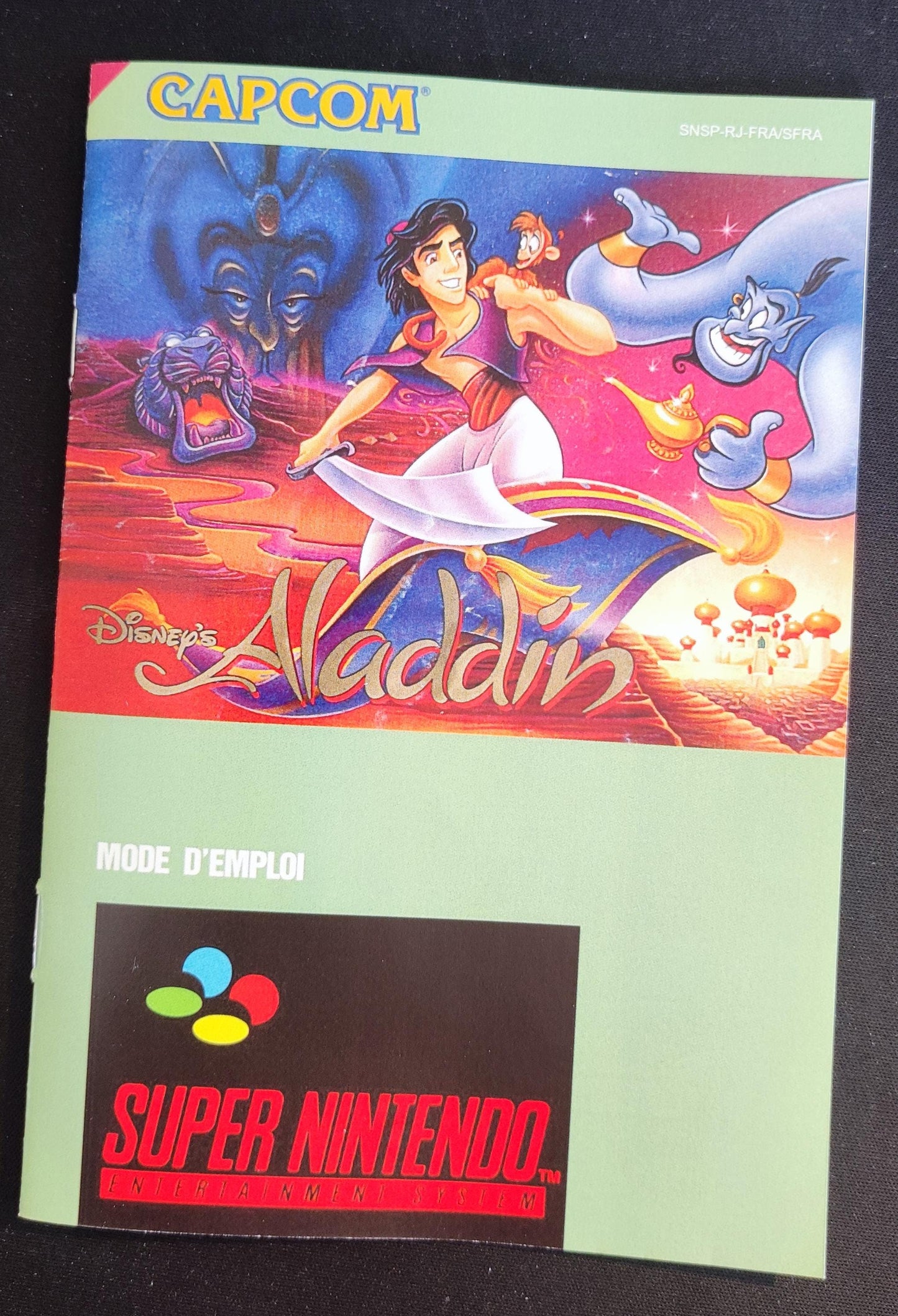 Notice Aladdin SNES - Français -