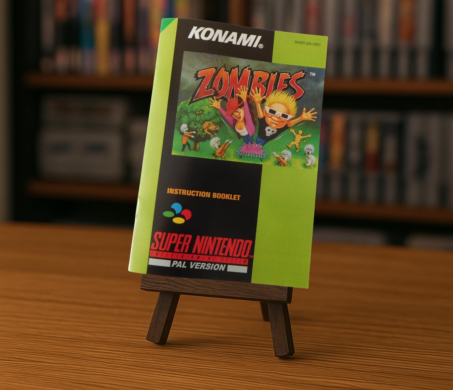 Notice Zombies UKV - SNES - Anglais -