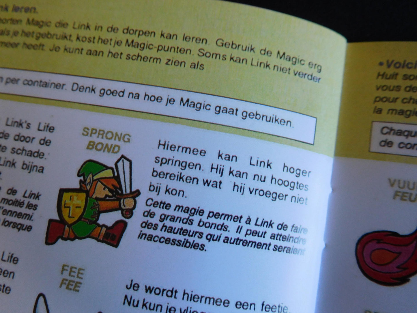 Notice Zelda II: The Adventure of Link - NES - Français / Néerlandais -