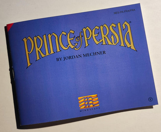 Notice Prince of Persia - NES - Français -