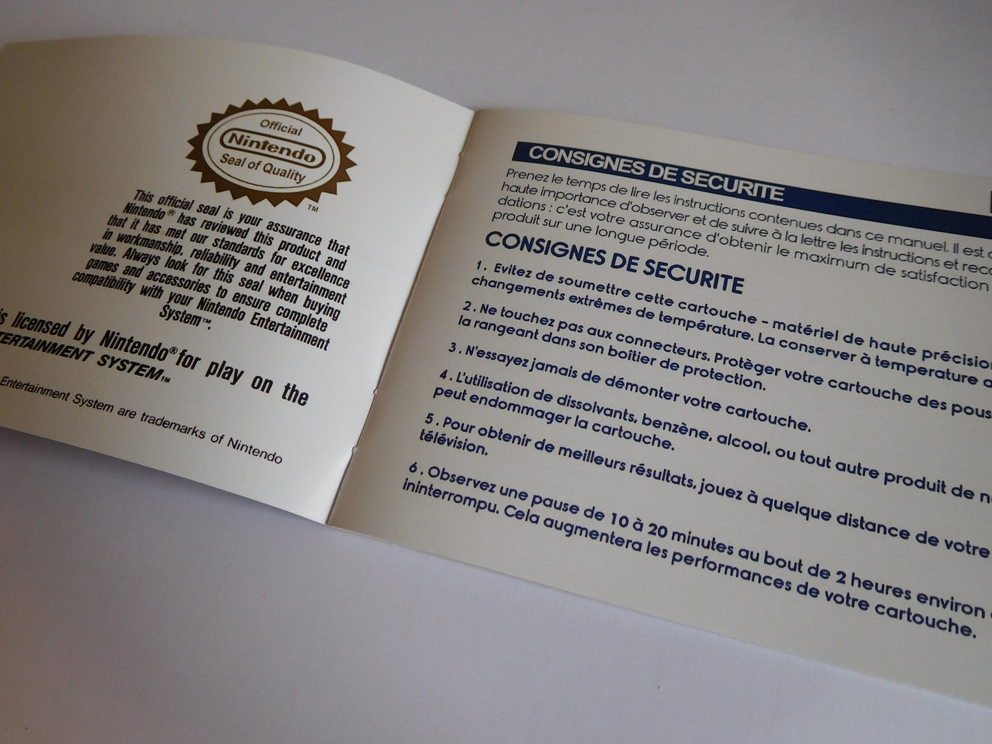 Notice Ghosts 'n Goblins NES - Français -