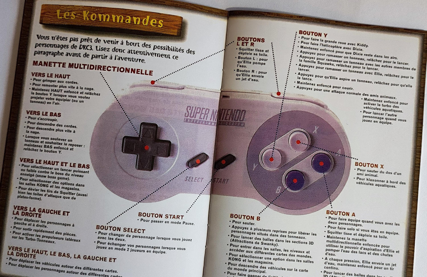 Notice Donkey Kong Country 3: Dixie Kong's Double Trouble! SNES - Français -
