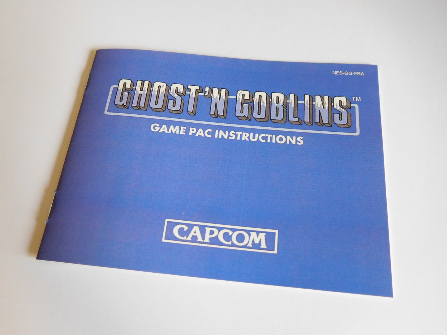Notice Ghosts 'n Goblins NES - Français -