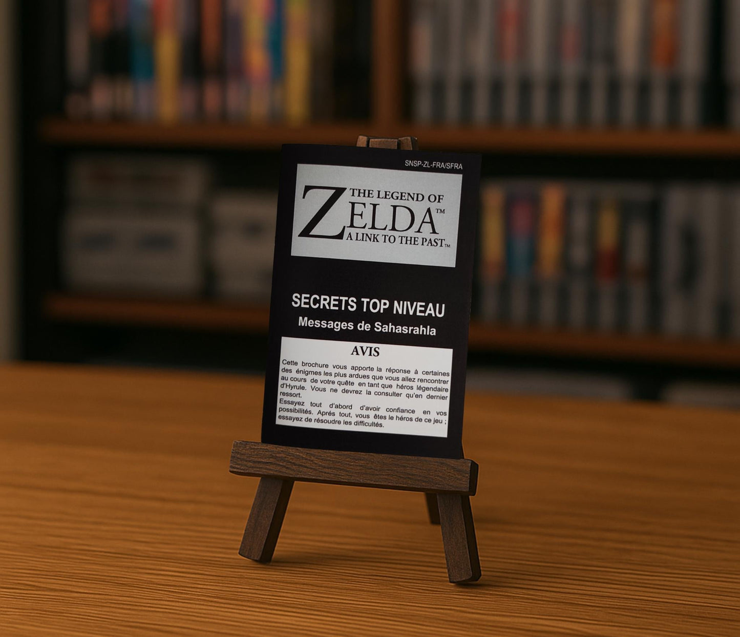 Livret des Secrets -  The Legend of Zelda : A Link to the Past - SNES - Français -