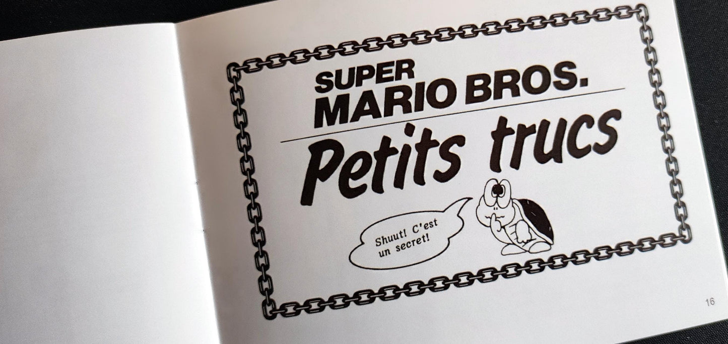 Notice Super Mario Bros. - NES - Français -