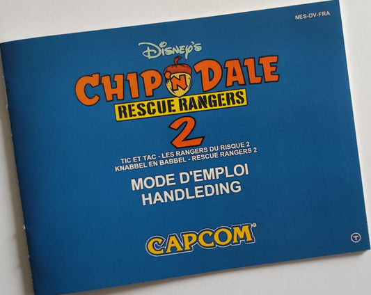 Notice Disney's Chip'n Dale: Rescue Rangers 2 NES - Français -