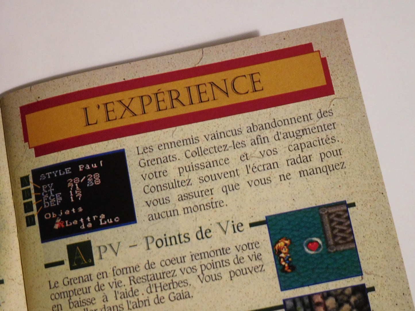Notice Illusion of Time FRA/SFRA - SNES - Français -