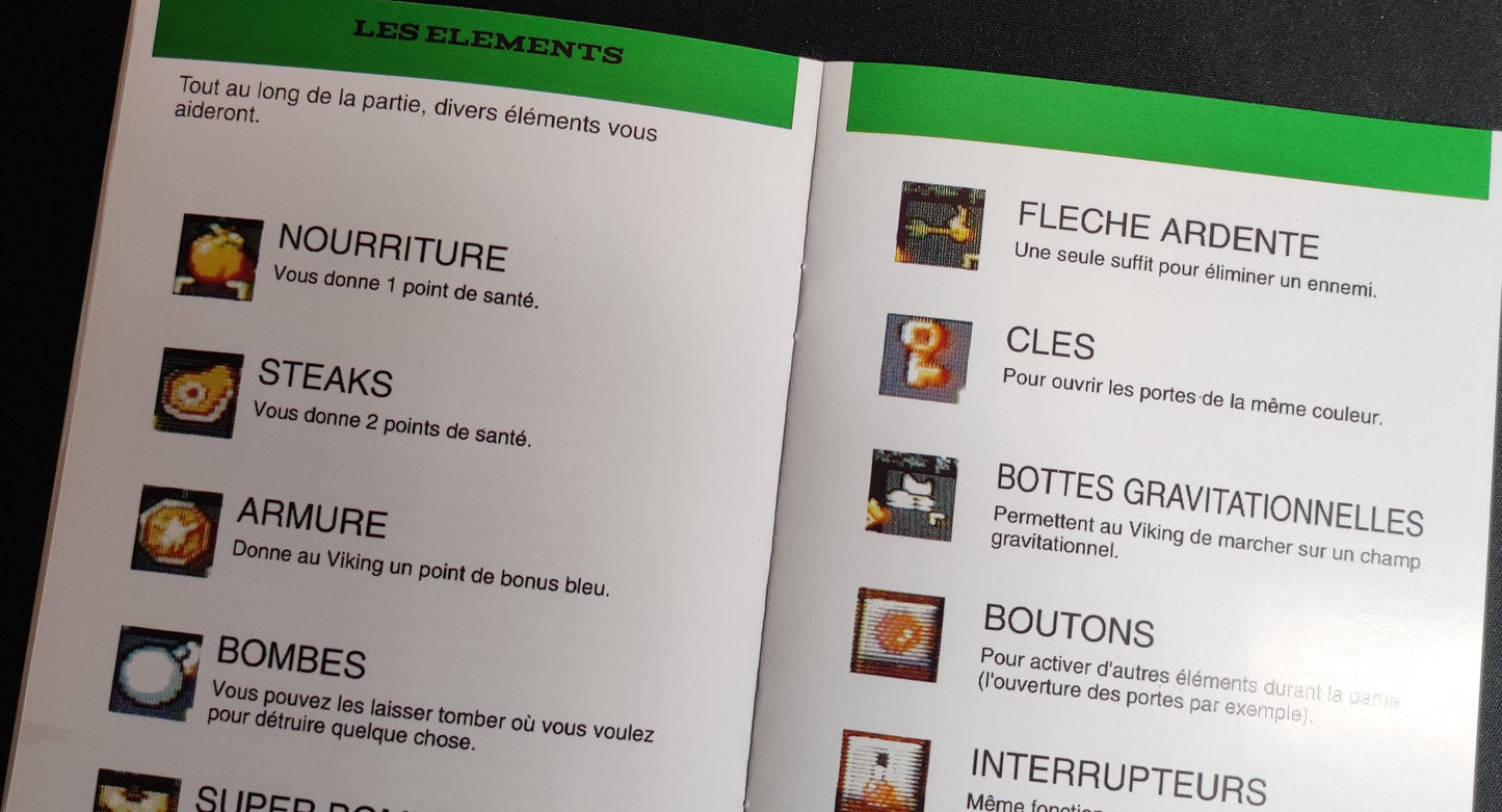 Notice The Lost Vikings SNES - Français -