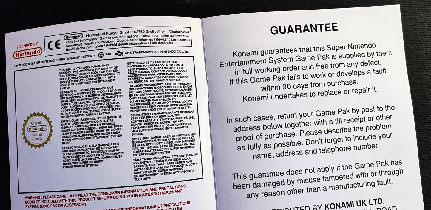 Notice Biker Mice from Mars - SNES - Français -