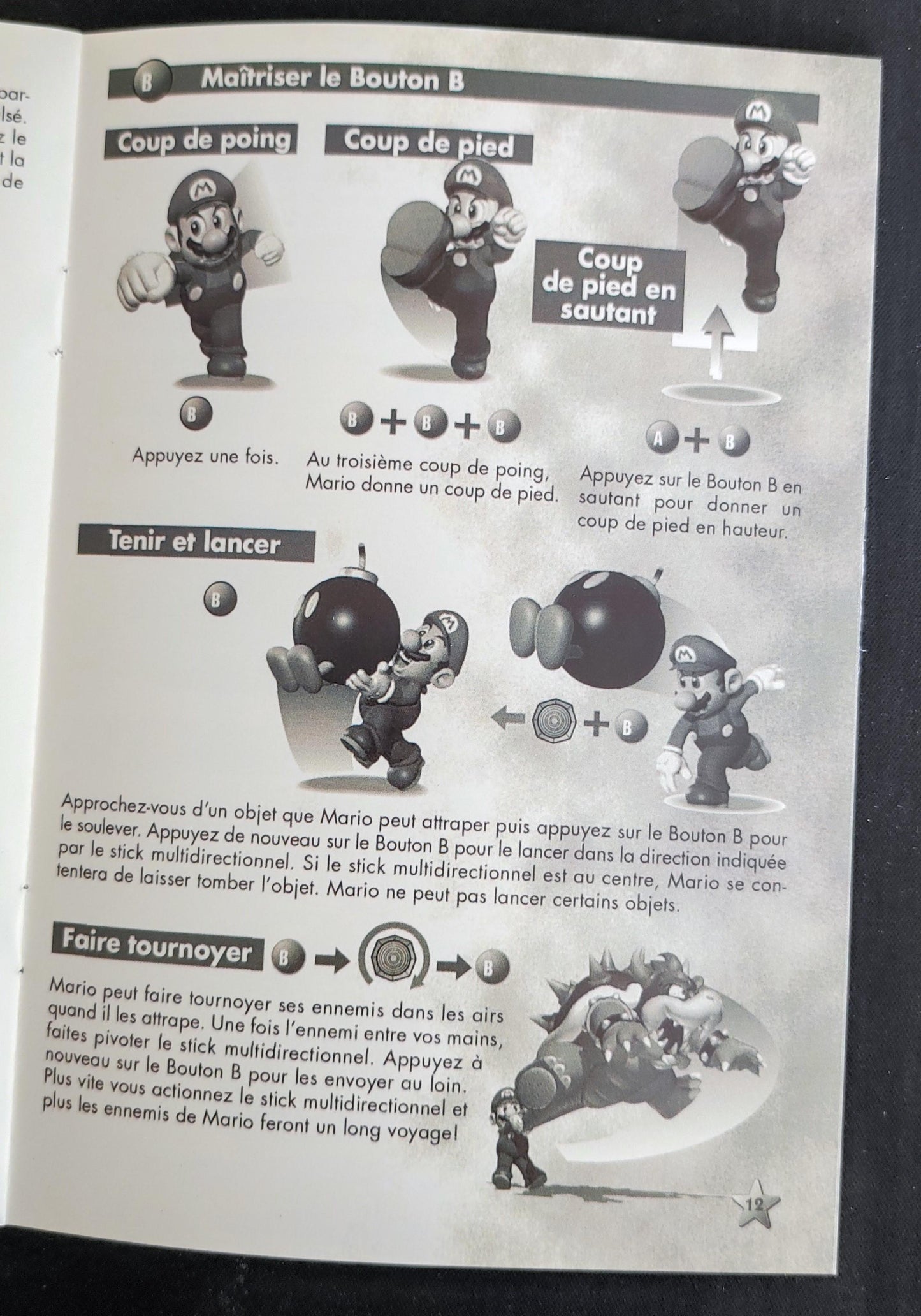 Notice Super Mario 64 - N64 - Français