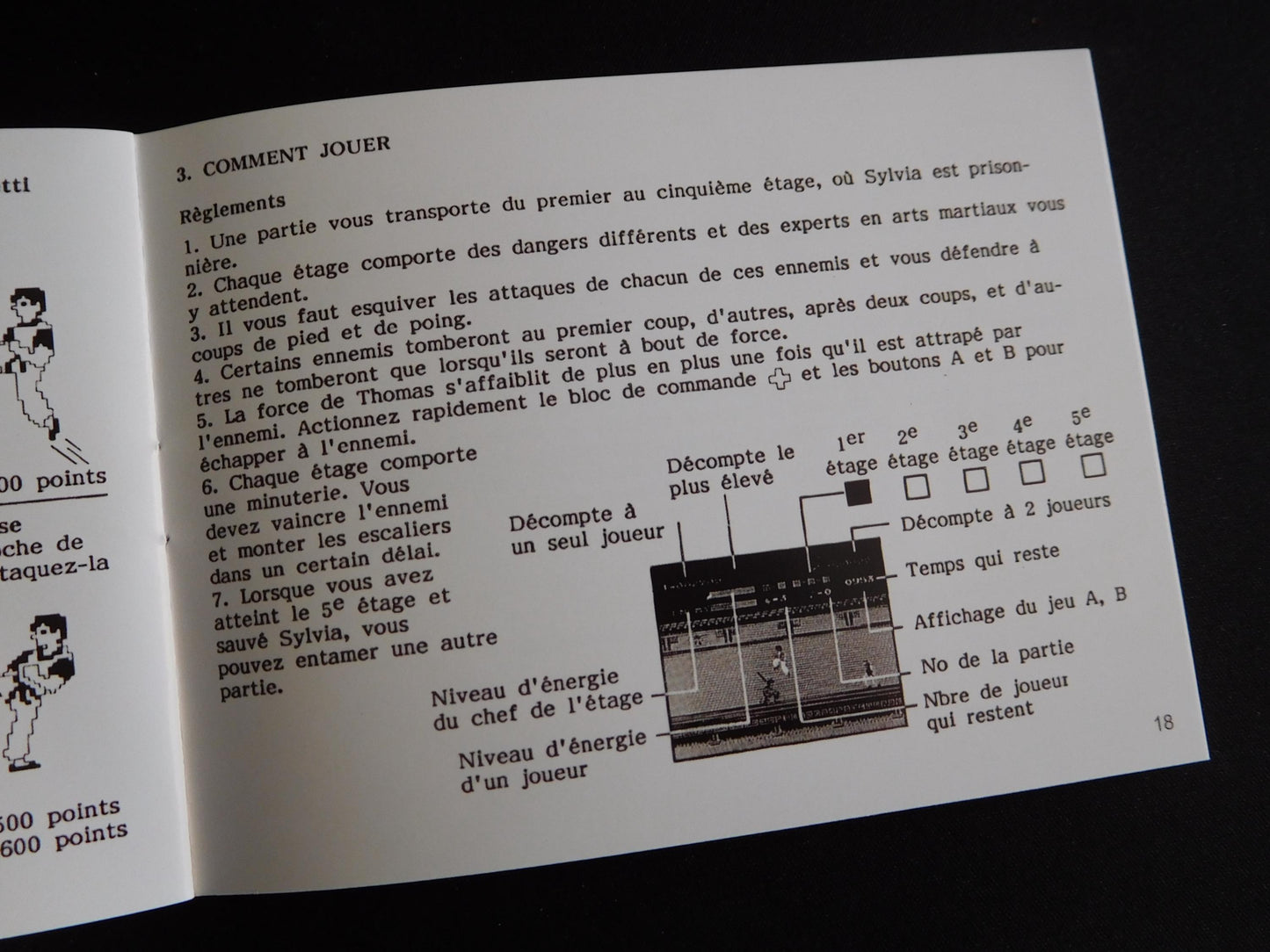 Notice Kung Fu - ASD - NES - Français/Anglais -