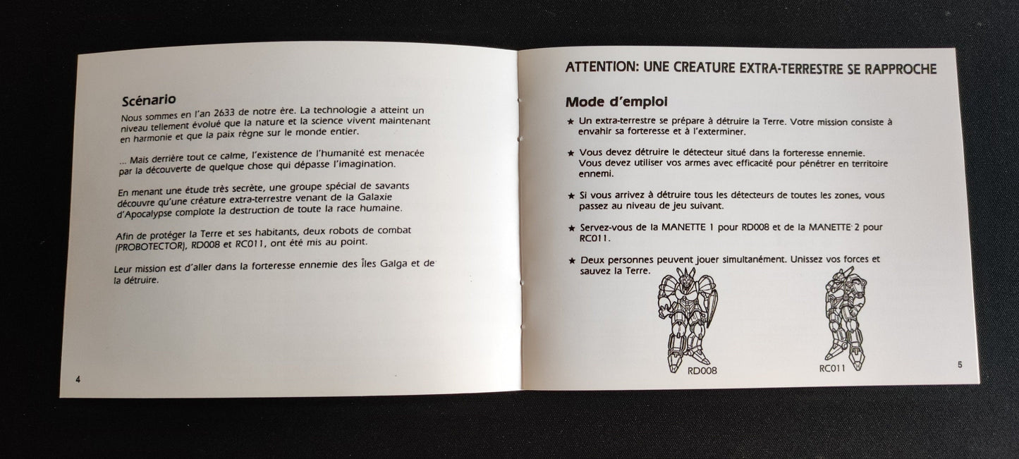Notice Probotector NES - Français -