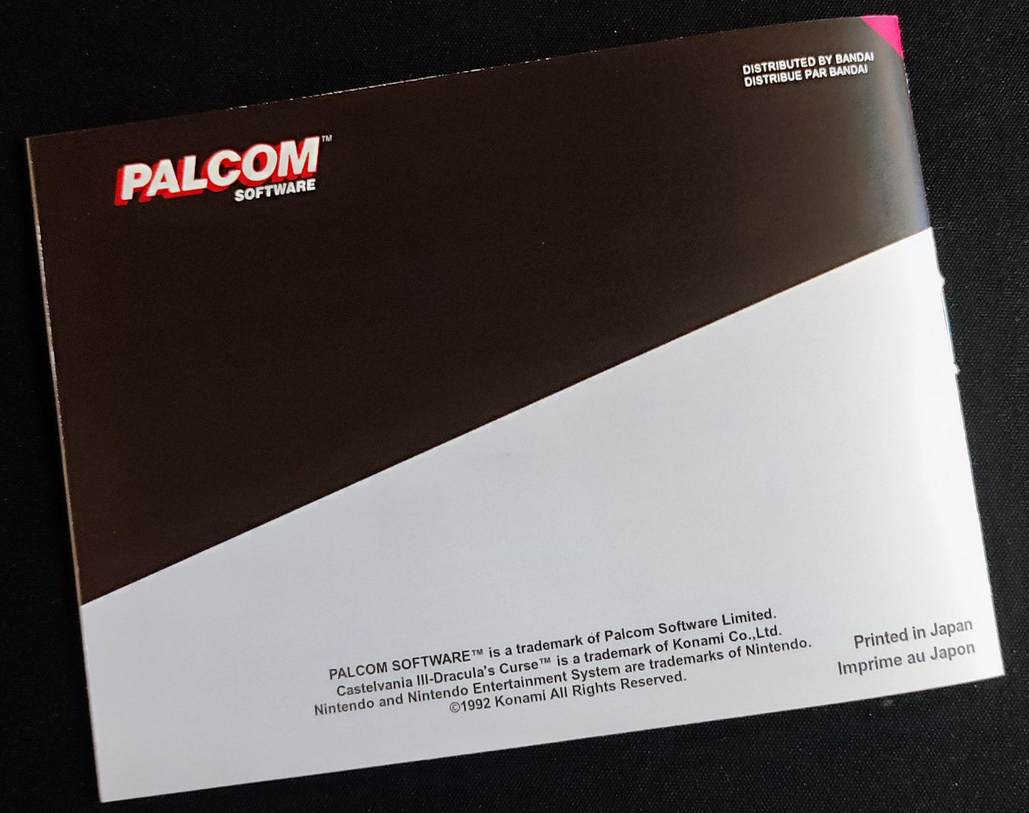 Notice Castlevania III: Dracula's Curse NES - Français -