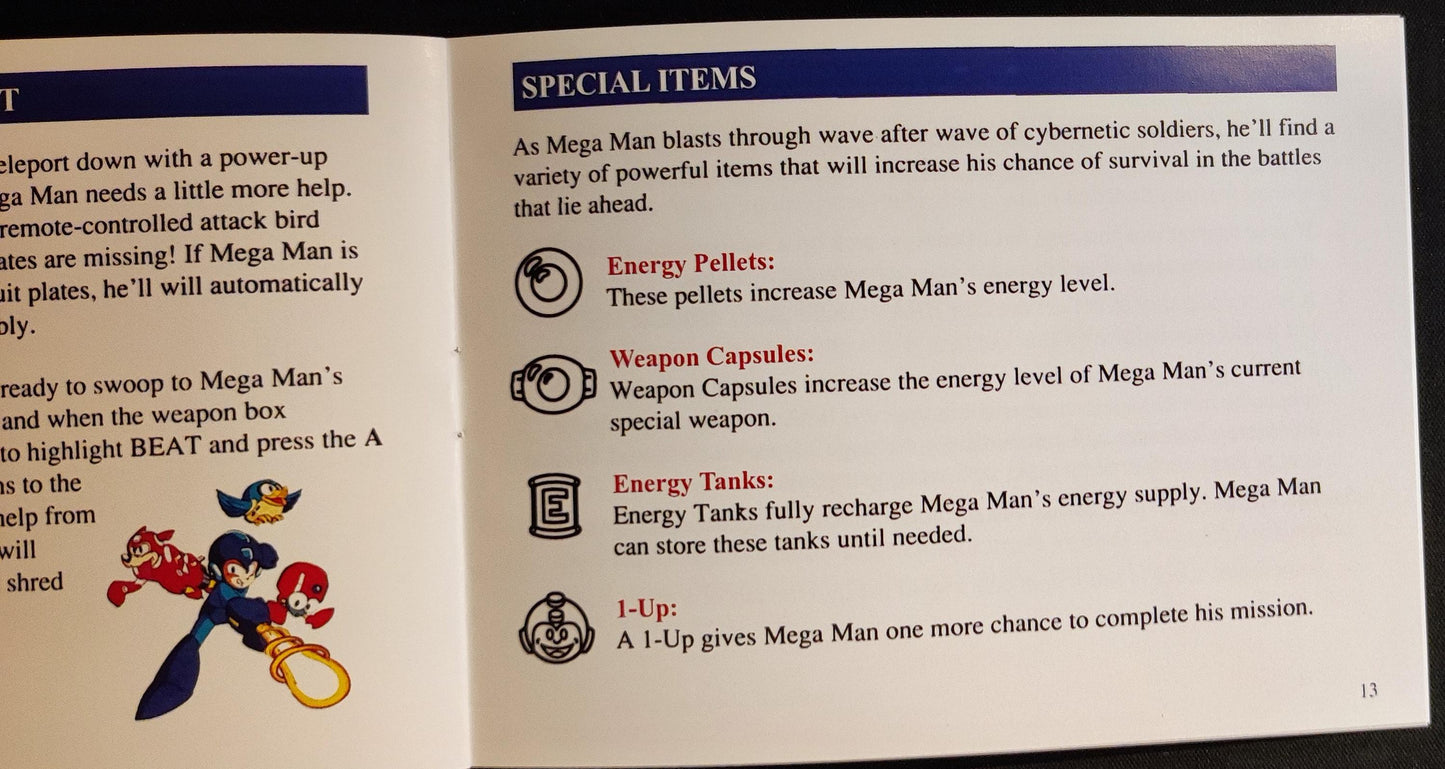 Notice Megaman 6 - NES - Anglais -