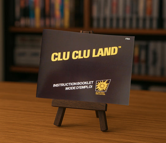Notice Clu Clu Land - ASD - NES - Français/Anglais -