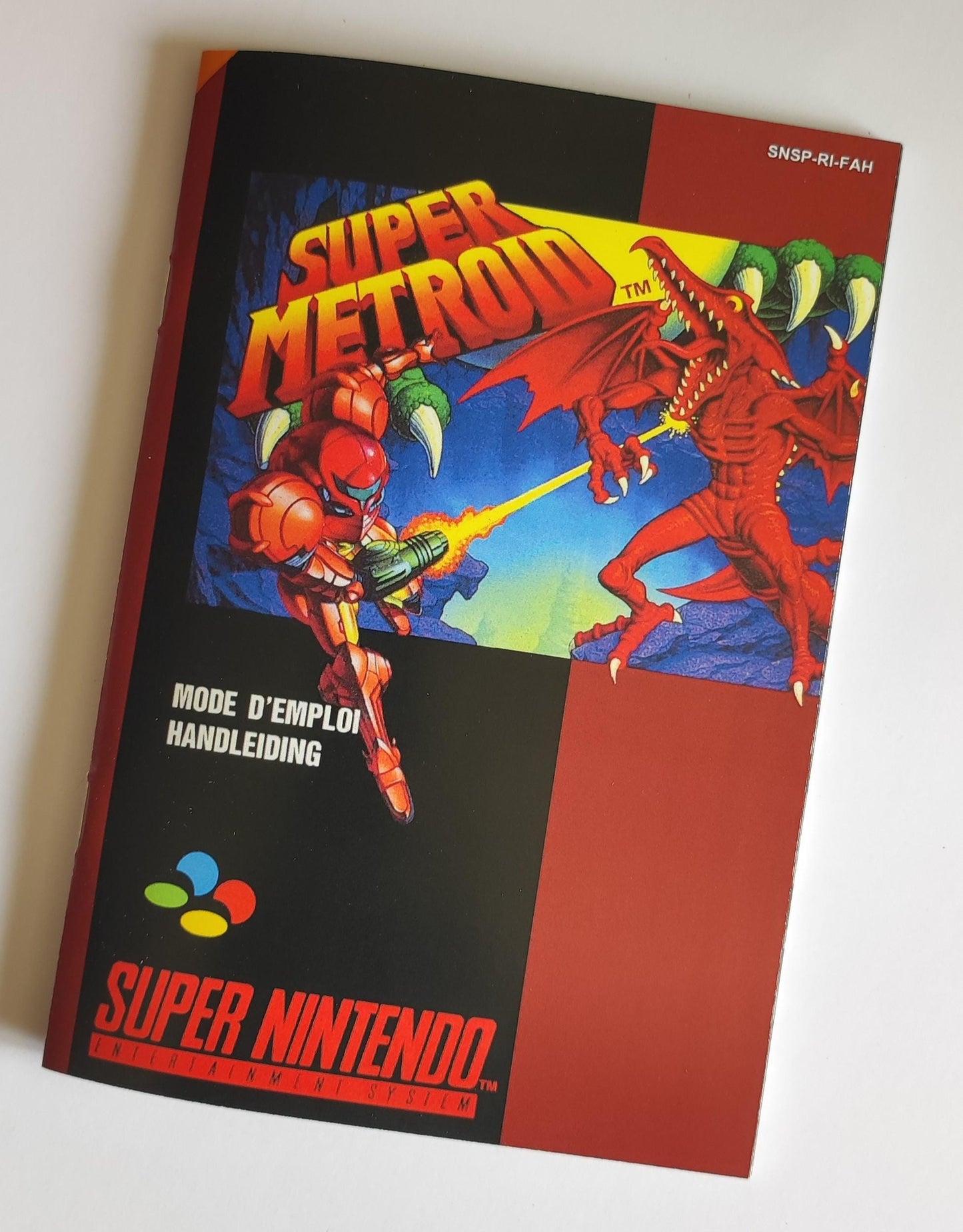 Notice Super Metroid - SNES - Français -