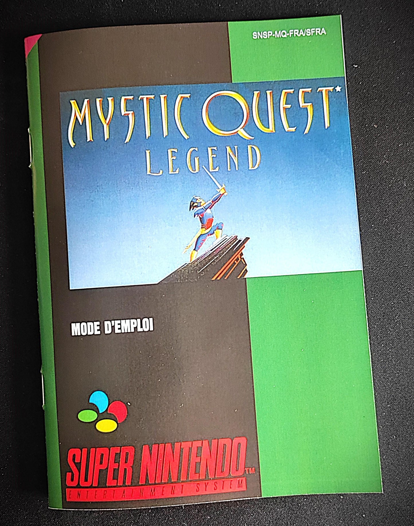 Notice Mystic Quest Legend - SNES - Français -