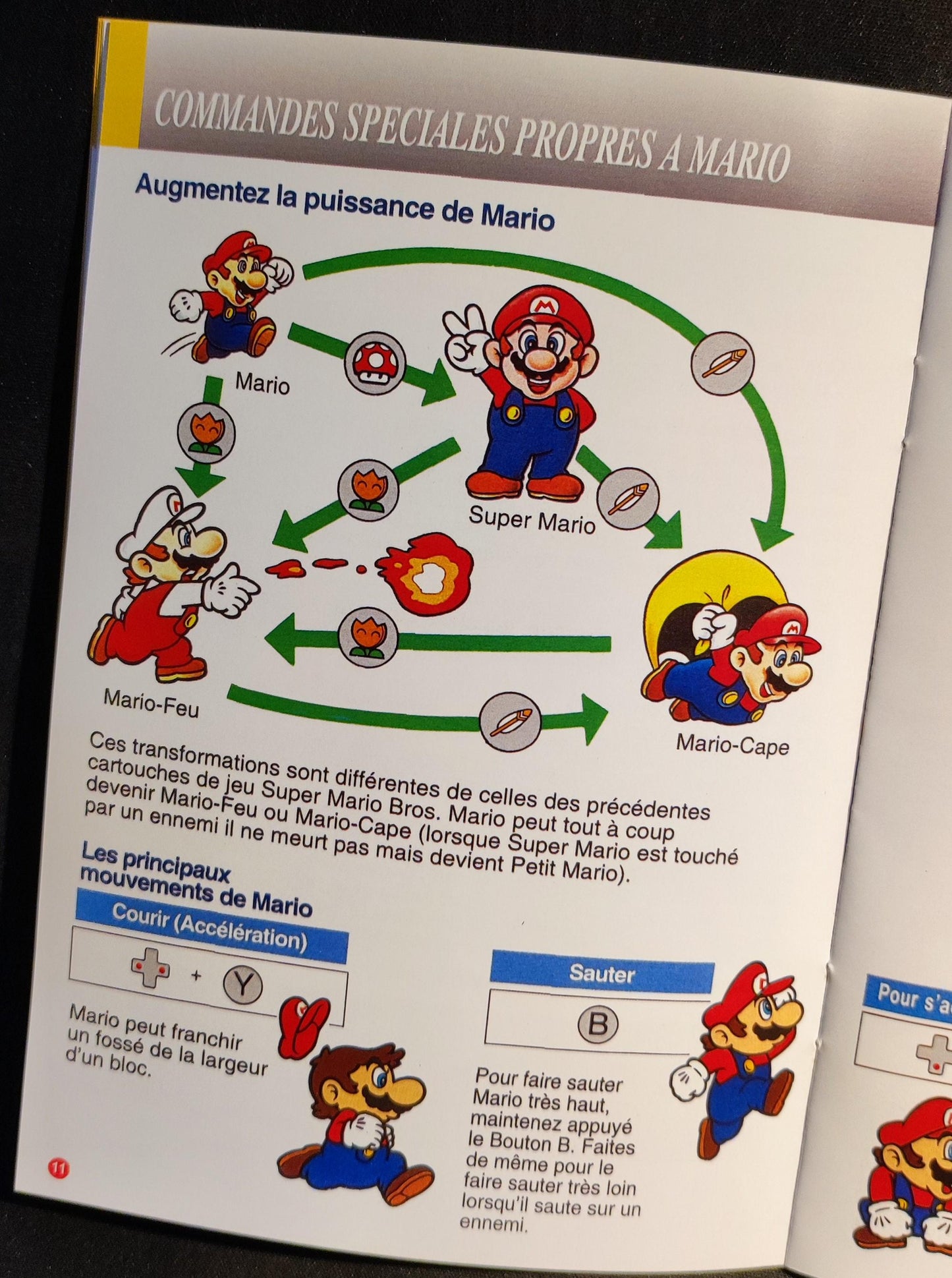 Notice Super Mario World  - SNES - Français -