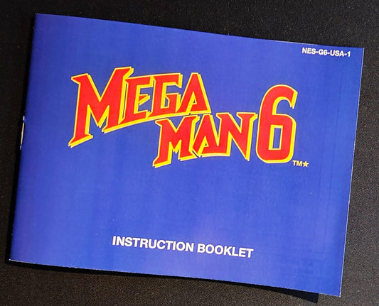 Notice Megaman 6 - NES - Anglais -