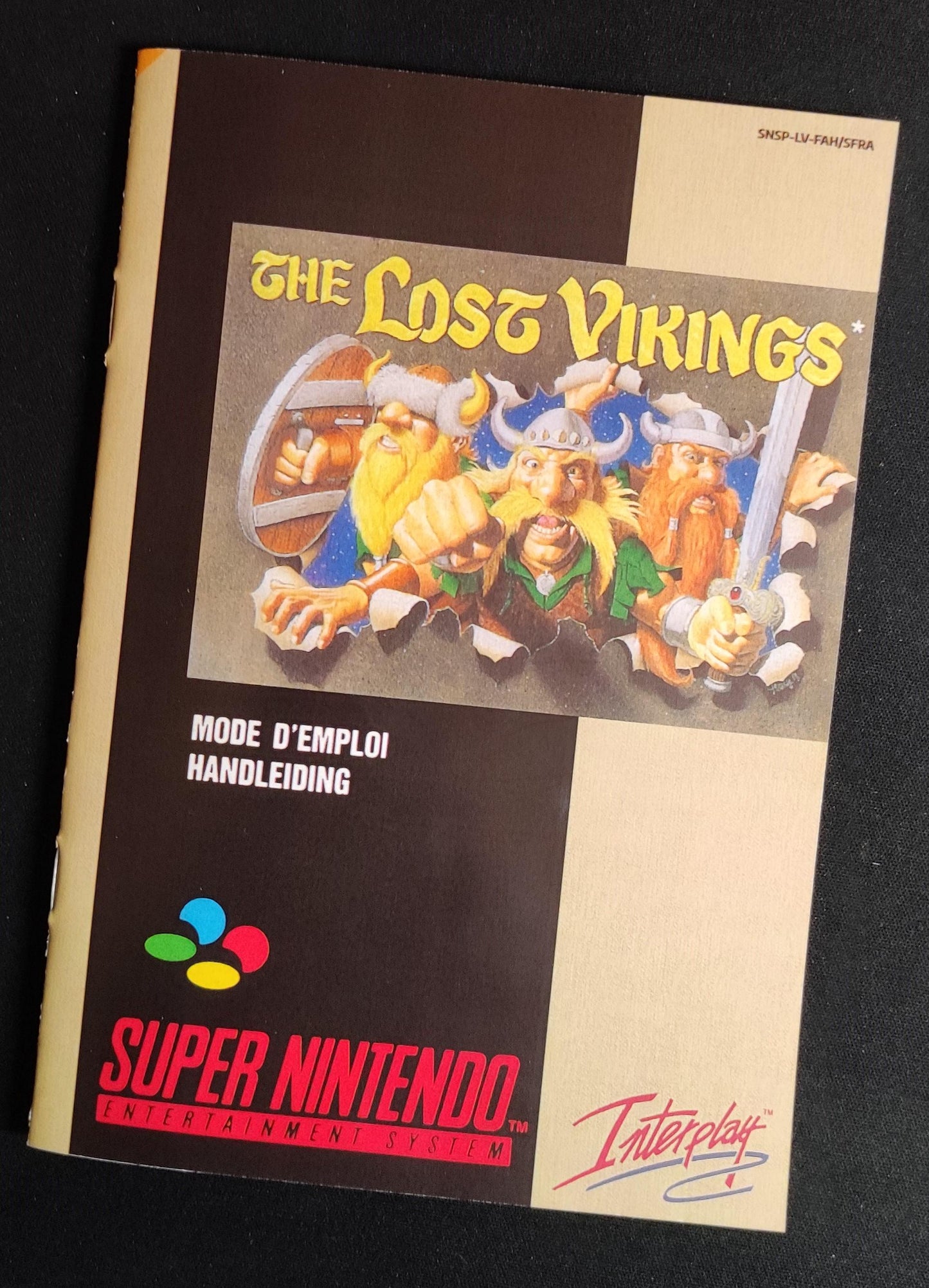 Notice The Lost Vikings SNES - Français -