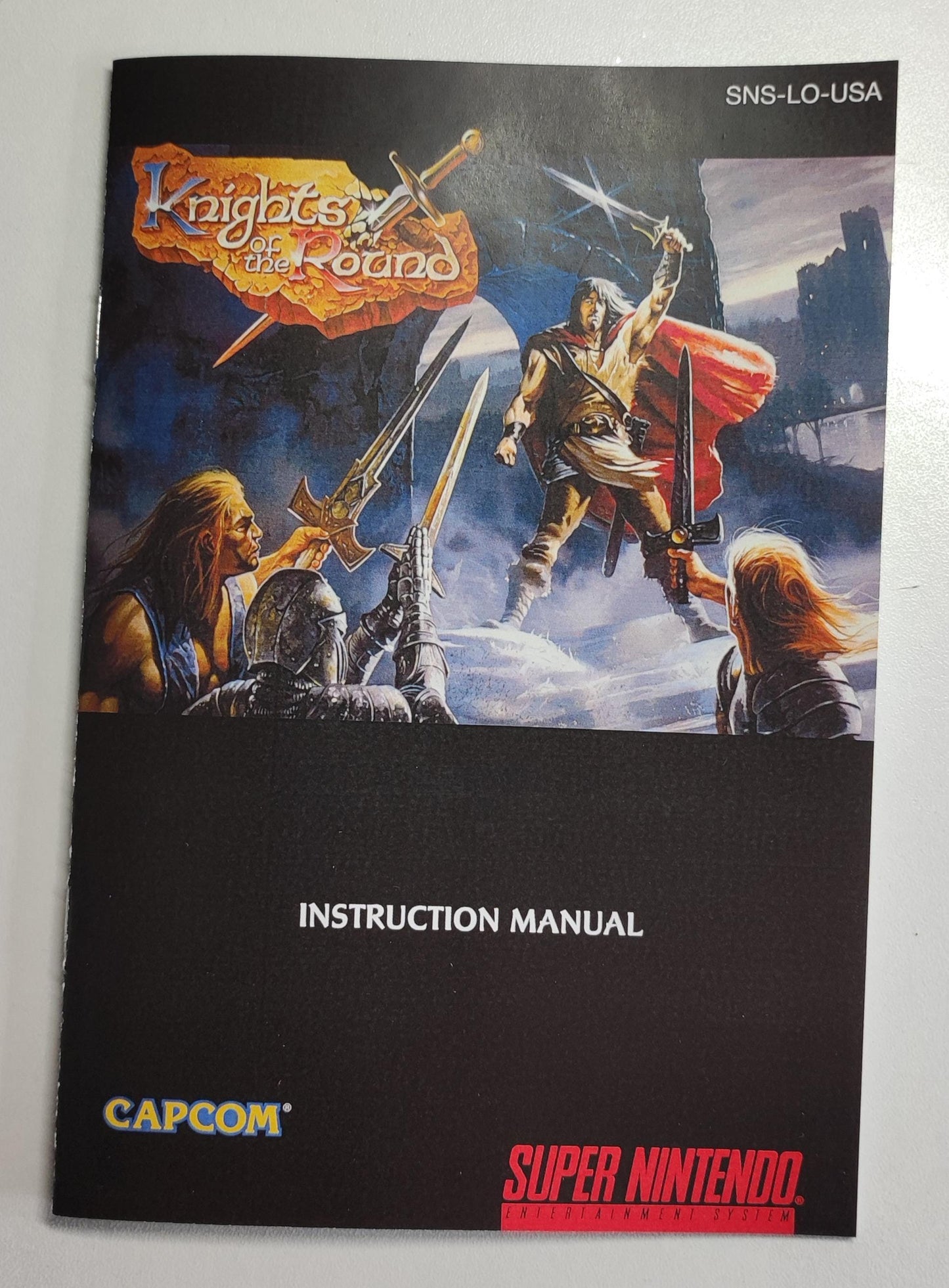 Notice Knights of the Round - SNES - Anglais -