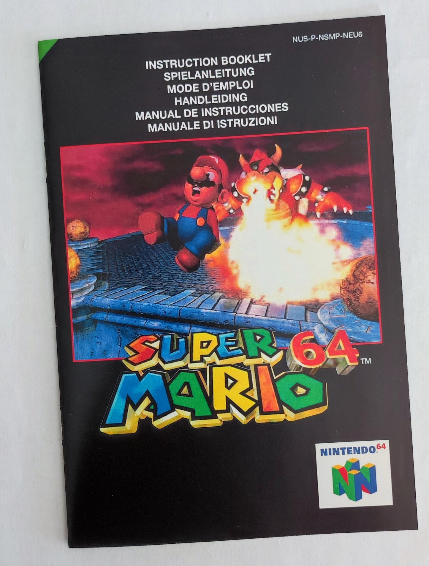 Notice Super Mario 64 - N64 - Français