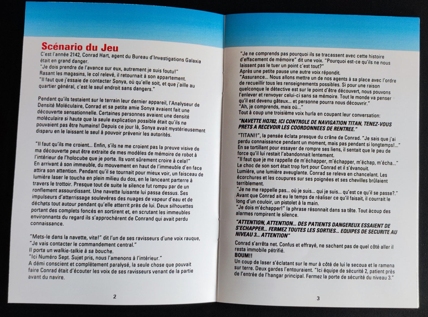 Notice Flashback - SNES - Français -