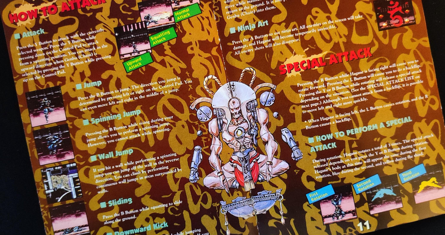 Notice Hagane- EUR - SNES - Anglais -